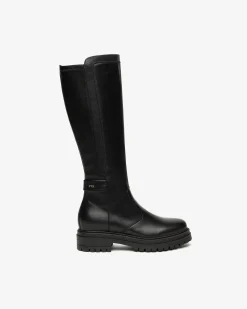 Stivali Donna in Pelle e Materiale Tecnico