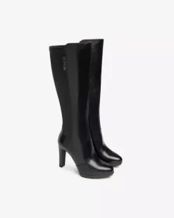 Stivali Donna in Pelle e Materiale Tecnico