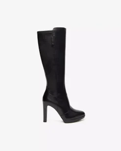 Stivali Donna in Pelle e Materiale Tecnico