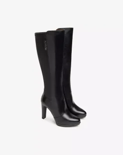 Stivali Donna in Pelle e Materiale Tecnico