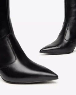 Stivali Donna in Pelle e Materiale Tecnico