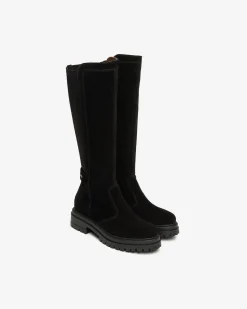 Stivali Donna in Suede e Materiale Tecnico