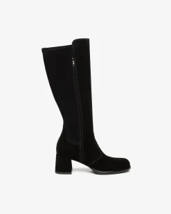 Stivali Donna in Suede e Materiale Tecnico