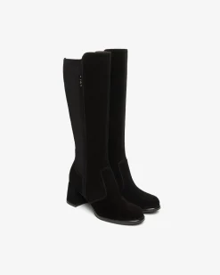 Stivali Donna in Suede e Materiale Tecnico
