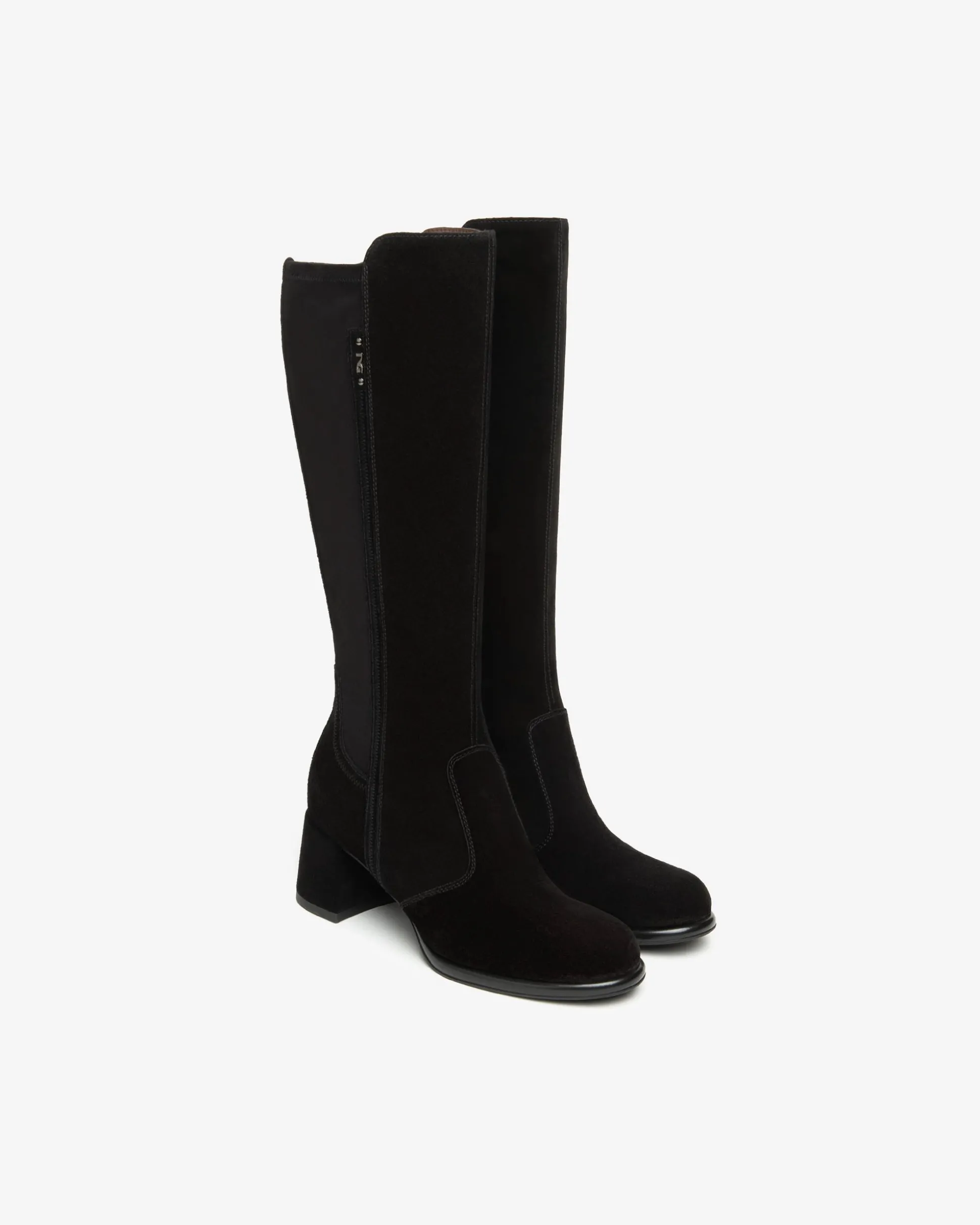Stivali Donna in Suede e Materiale Tecnico