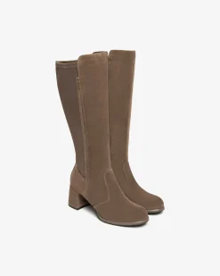 Stivali Donna in Suede e Materiale Tecnico