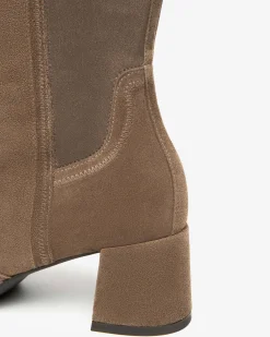 Stivali Donna in Suede e Materiale Tecnico