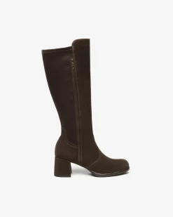 Stivali Donna in Suede e Materiale Tecnico