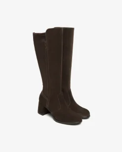 Stivali Donna in Suede e Materiale Tecnico