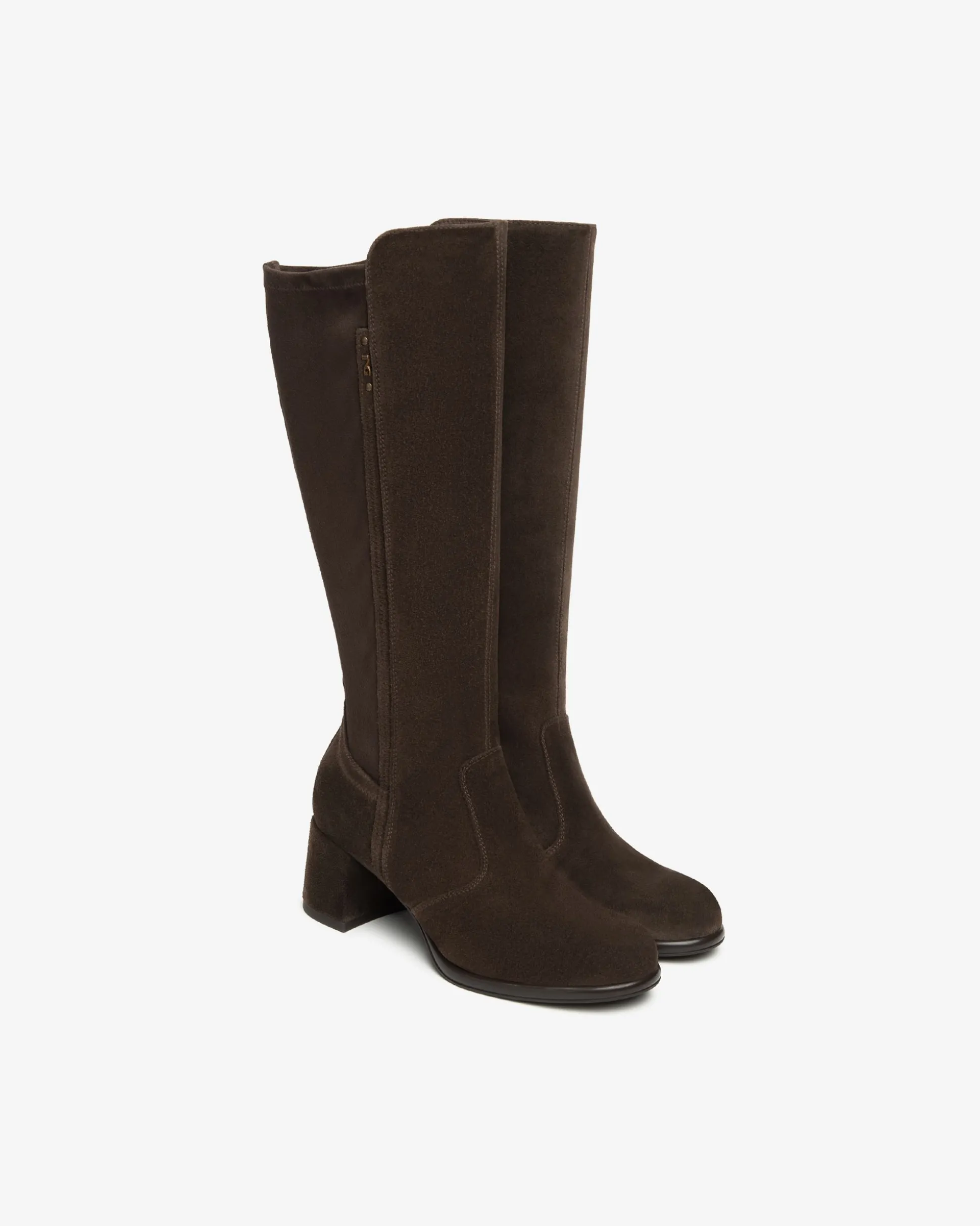 Stivali Donna in Suede e Materiale Tecnico