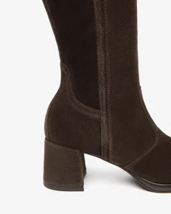 Stivali Donna in Suede e Materiale Tecnico