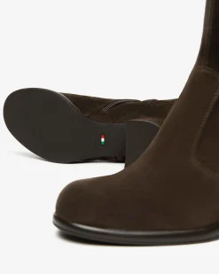 Stivali Donna in Suede e Materiale Tecnico