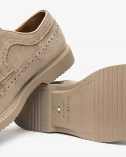 Stringate Uomo in Camoscio