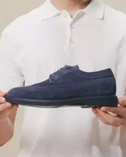 Stringate Uomo in Camoscio