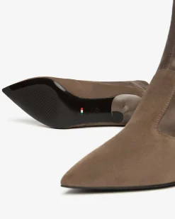 Tronchetti Donna in Pelle e Materiale Tecnico