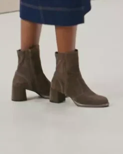 Tronchetti Donna in Suede e Materiale Tecnico